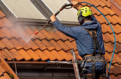 Démoussage et hydrofuge de toiture à Vauxbuin